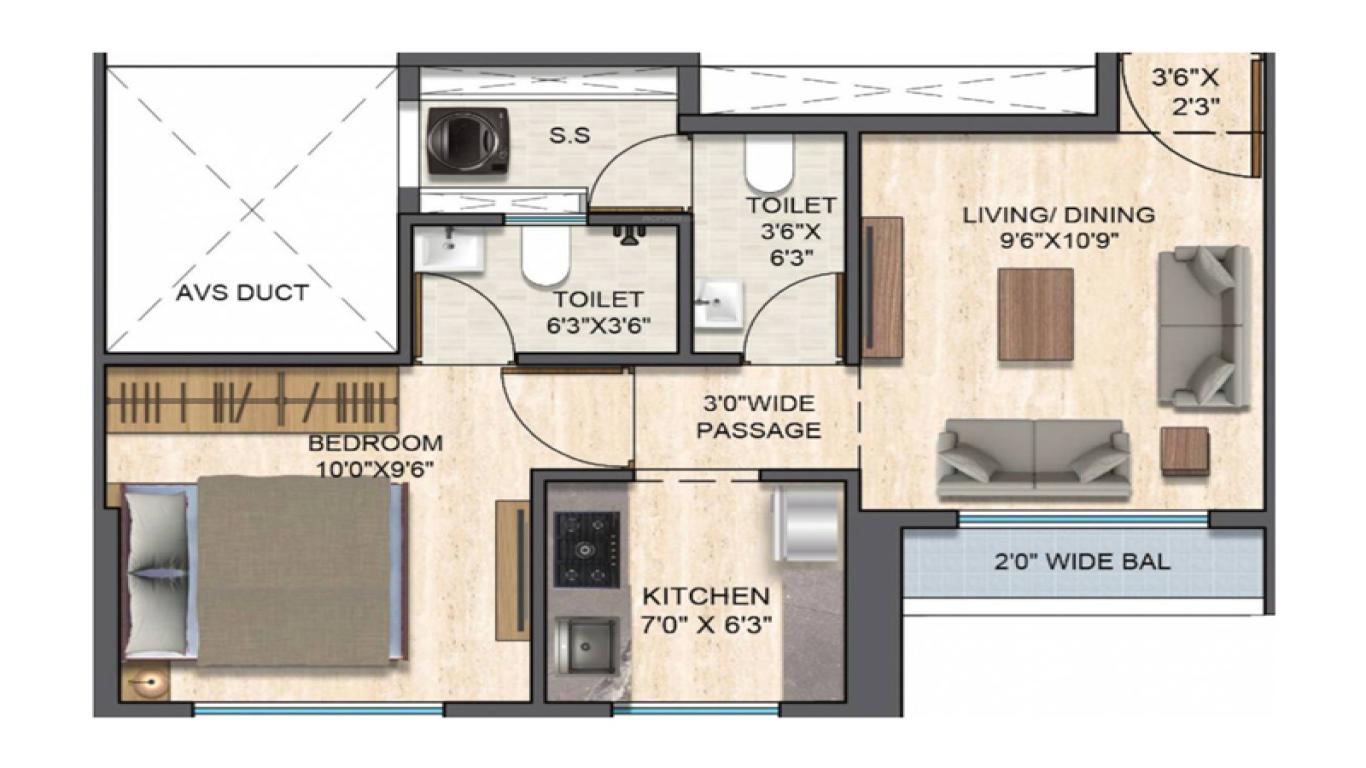 Tycoons Offers 2 and 3 Bhk Apartments in Kalyan West